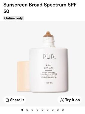 PÜR 4-in-1 Skin Tint Mineral Sunscreen SPF 50